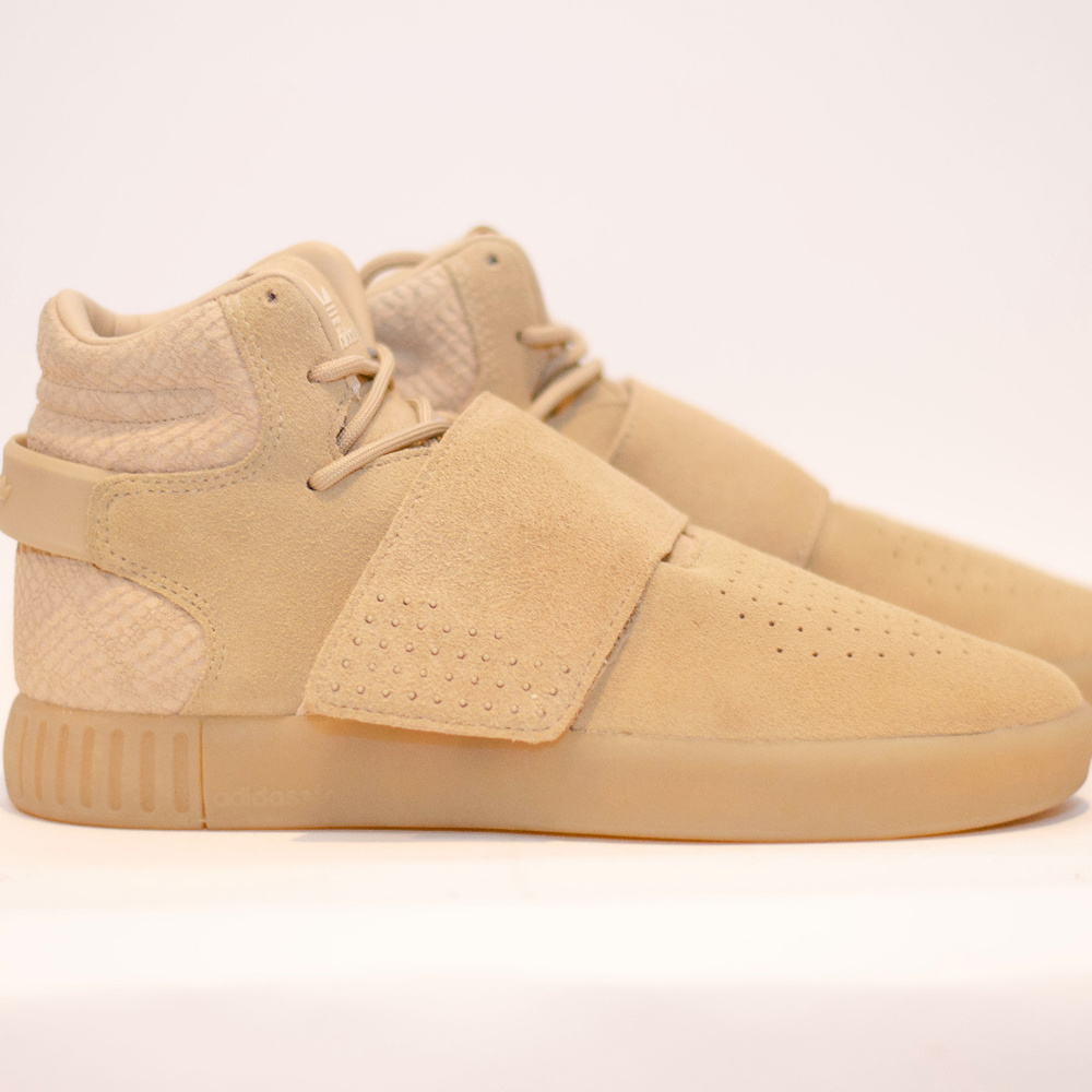 Adidas Shoes Tubular Invader Strap Tan Size 8